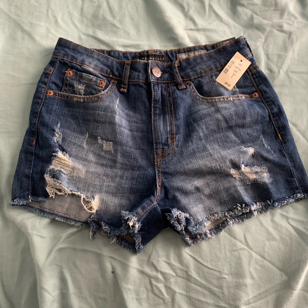 High Waisted Jean Shorts